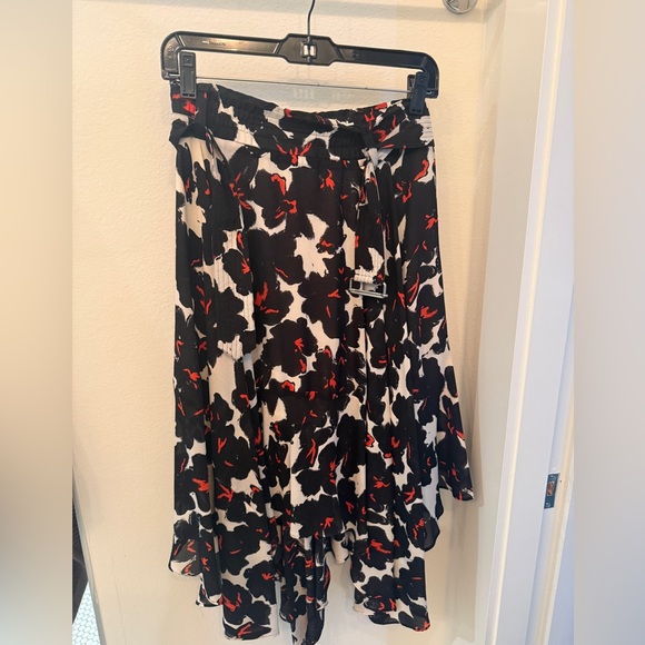 ALC Floral Printed Belted Skirt - Picture 2 of 5